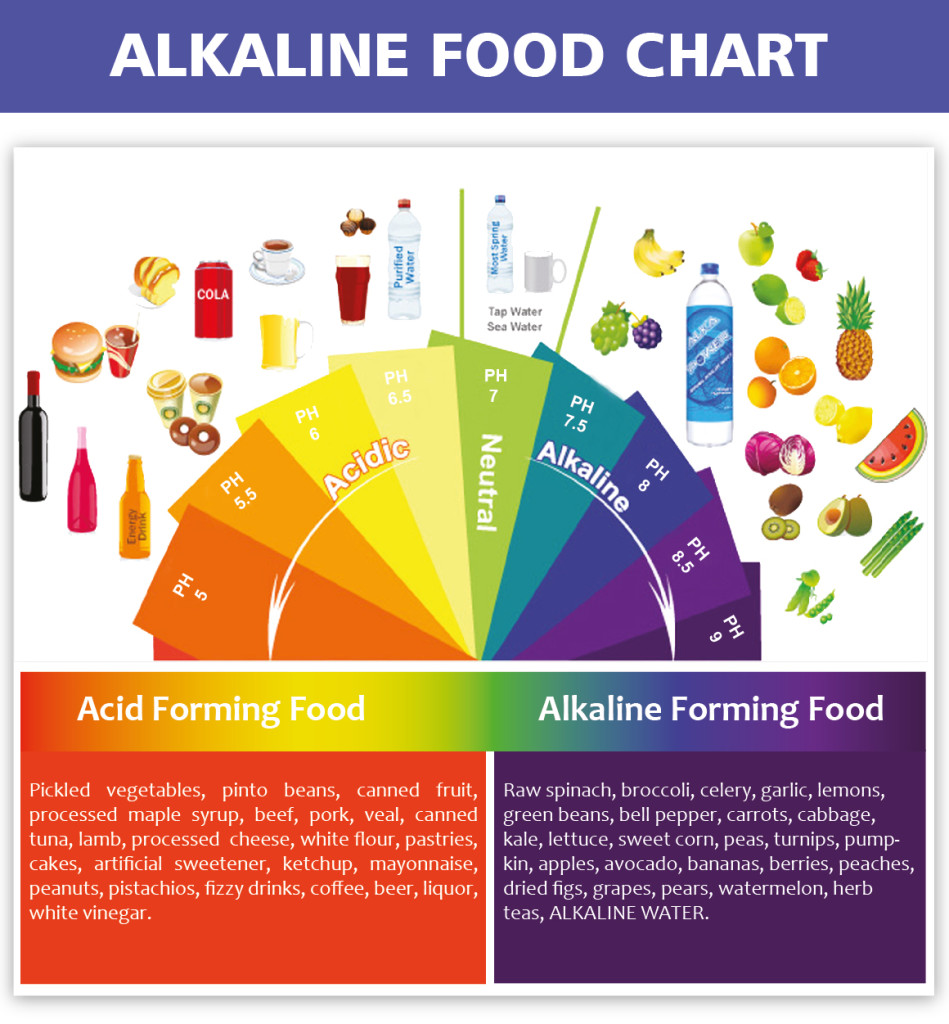 acid alkaline food chart